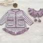 Boys/Girls Baby Knit Sweater Cardigan + Shorts