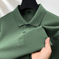 Men Polo Shirt, Leisure Long Sleeve, Breathable