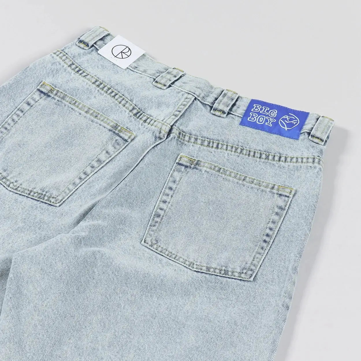 Big Boy Cartoon Graphic Streetwear Denim Shorts Men