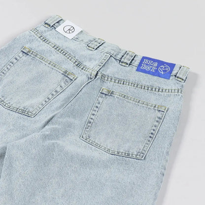 Big Boy Cartoon Graphic Streetwear Denim Shorts Men