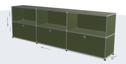 Metal Storage Display Cabinet Living Room Furniture