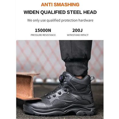 Men's Safety Work Boots Steel Toe Indestructible
