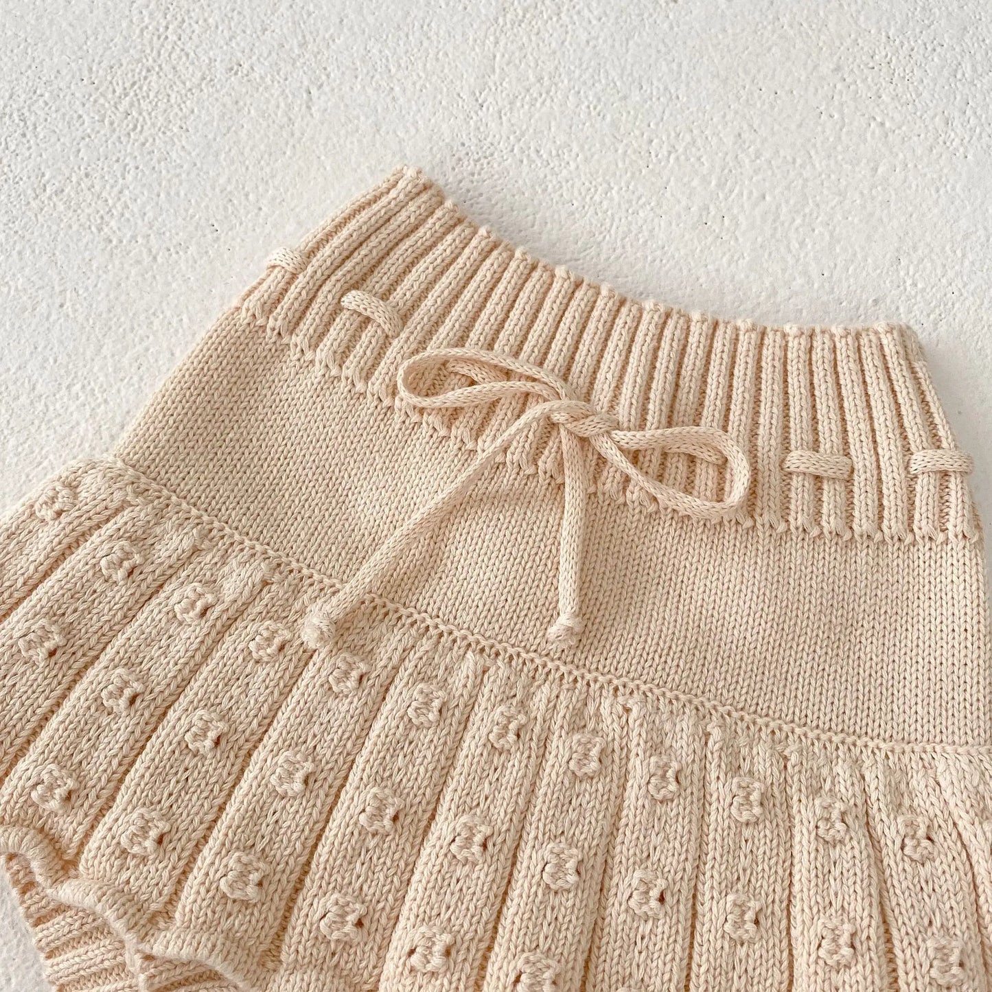 2 Pcs Baby Girls Long Sleeve Striped Cardigan Coat+ Shorts