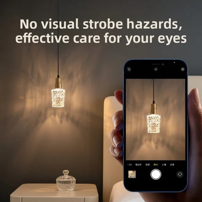 Acrylic Crystal LED Bulb Chandelier Fairy Lamp