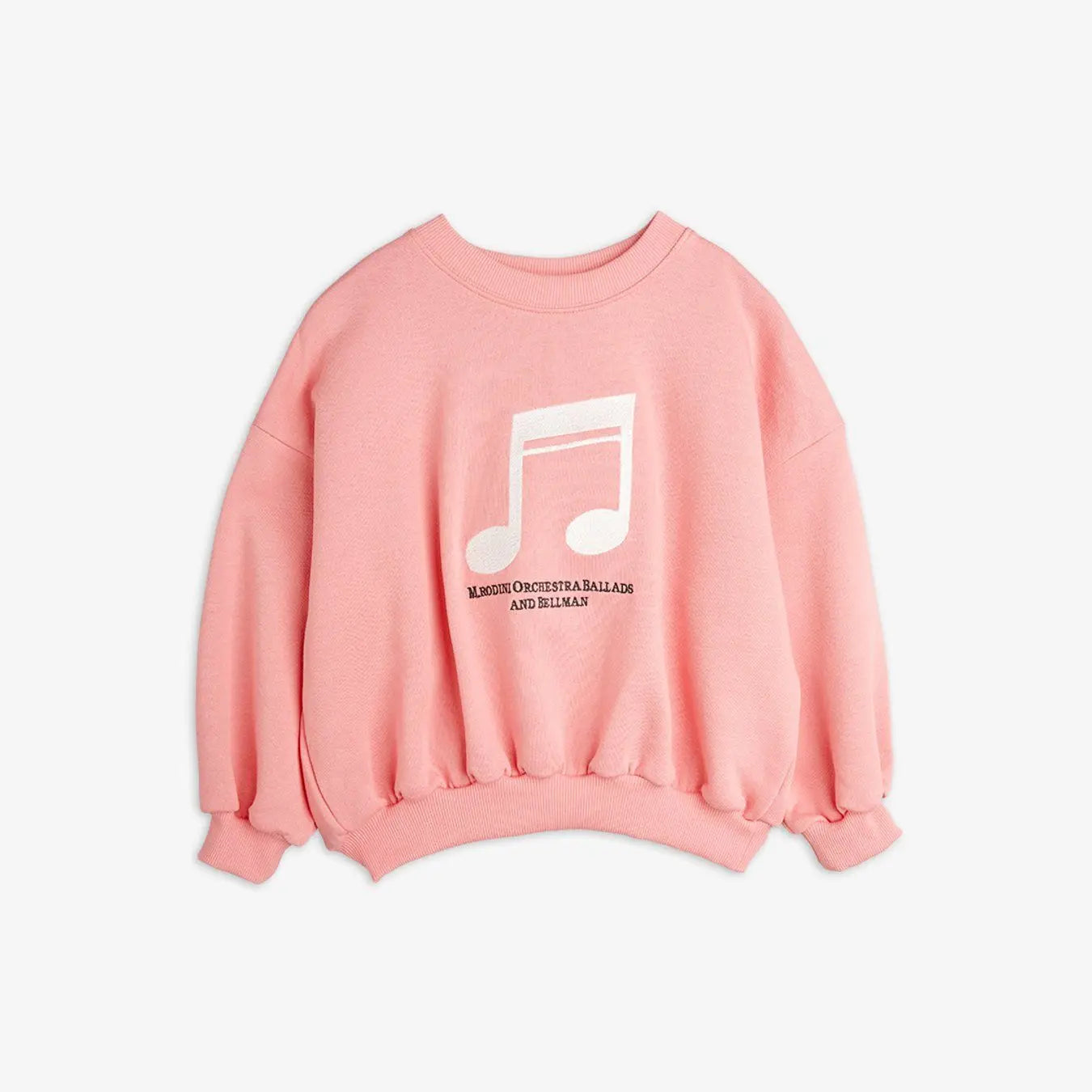 Nordic Style Music Symbol Printed Dress Sweatershirt
