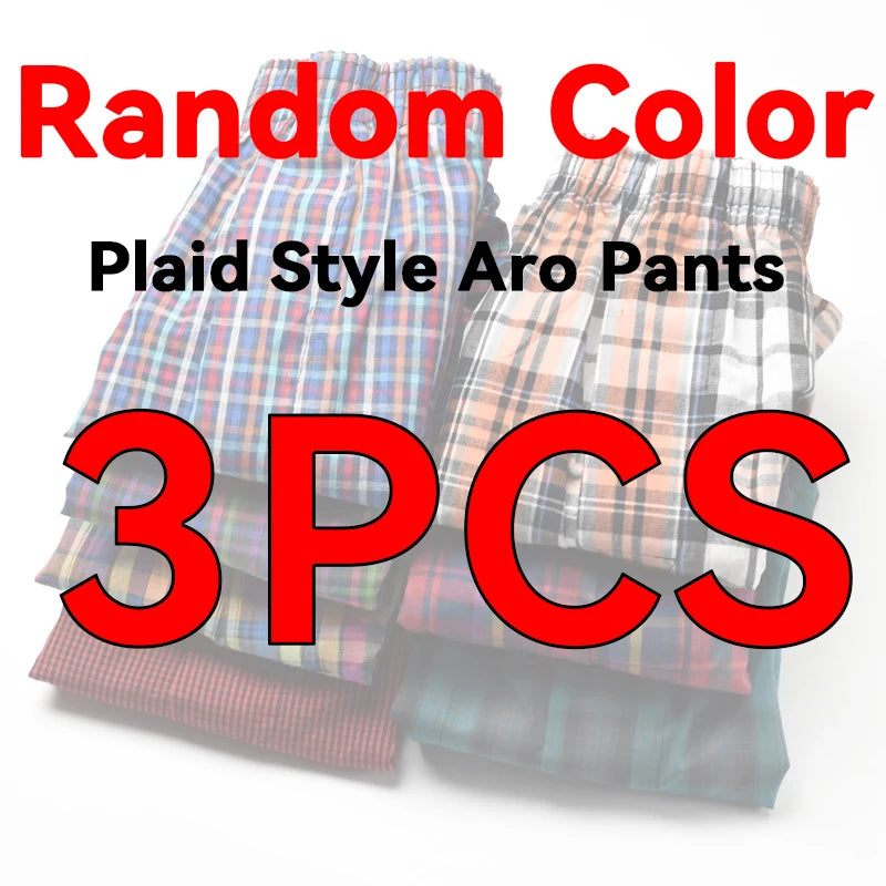 10PCS Cotton Men's Underwear Boxers Large Size