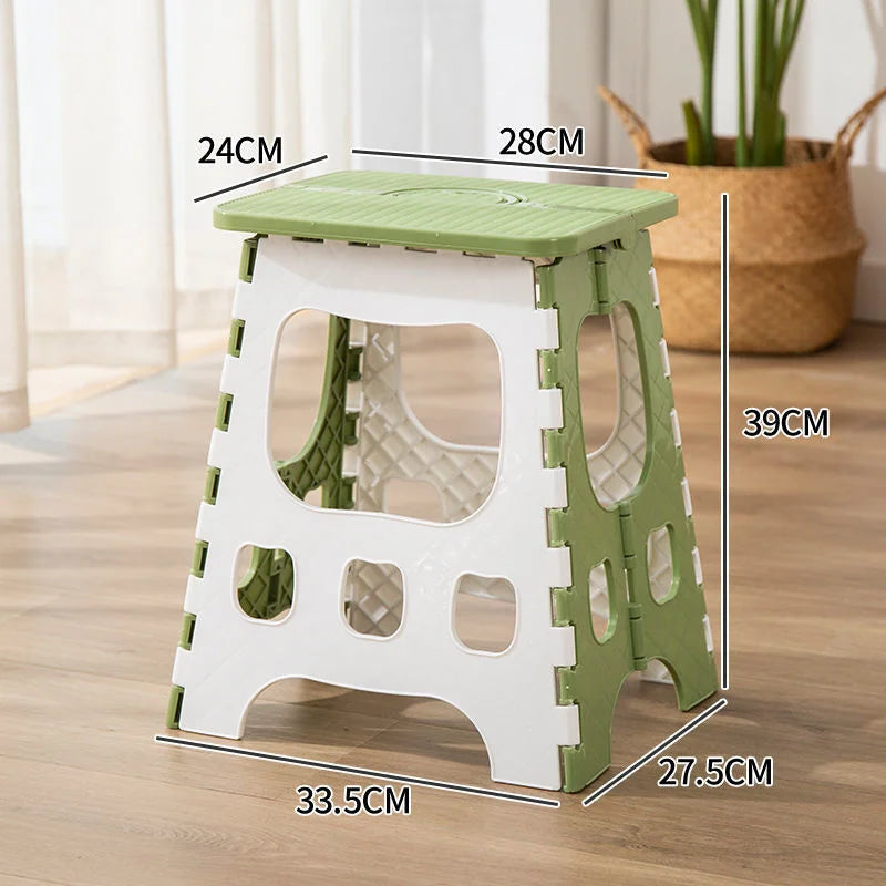 Thickened Mini Plastic Folding Stool Portable