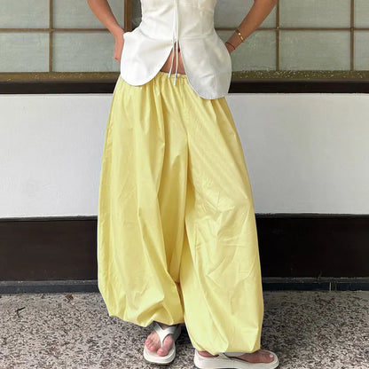 Women Casual High Waist Long Pants