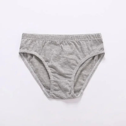 12pcs Solid Boys Briefs Underewear
