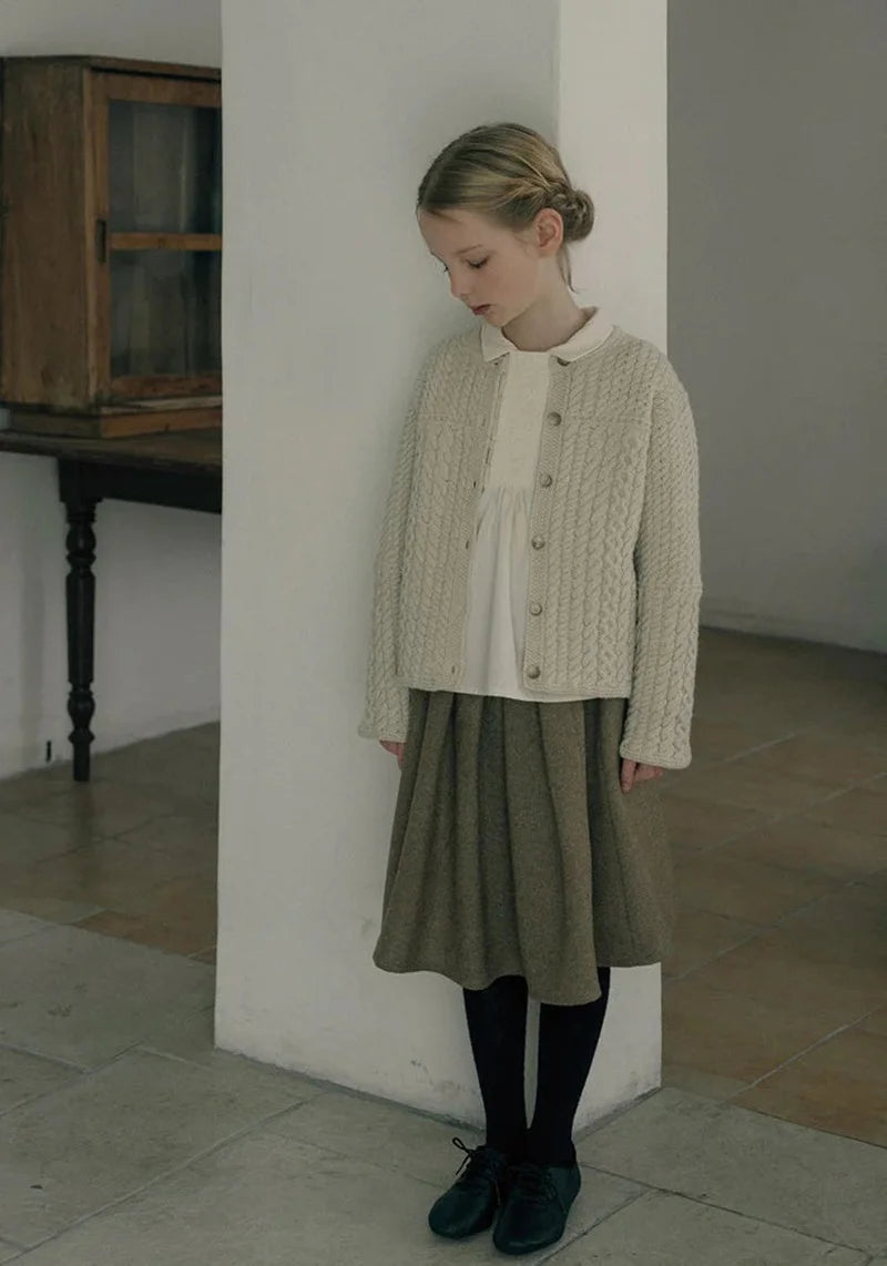 Long Sleeve Girls Top Pant Suit