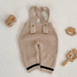 3 Pcs Newborn Baby Girls/Boys Sleeveless Knit Rompers