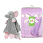 Personalized Baby Security Blanket Comforter Tags Rattles