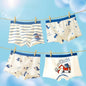 4PCS Boys Cotton Antibacterial Teenagers  Breathable Comfort Underwear