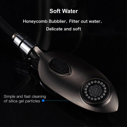 Luxury brass gold touch switch kitchen faucet