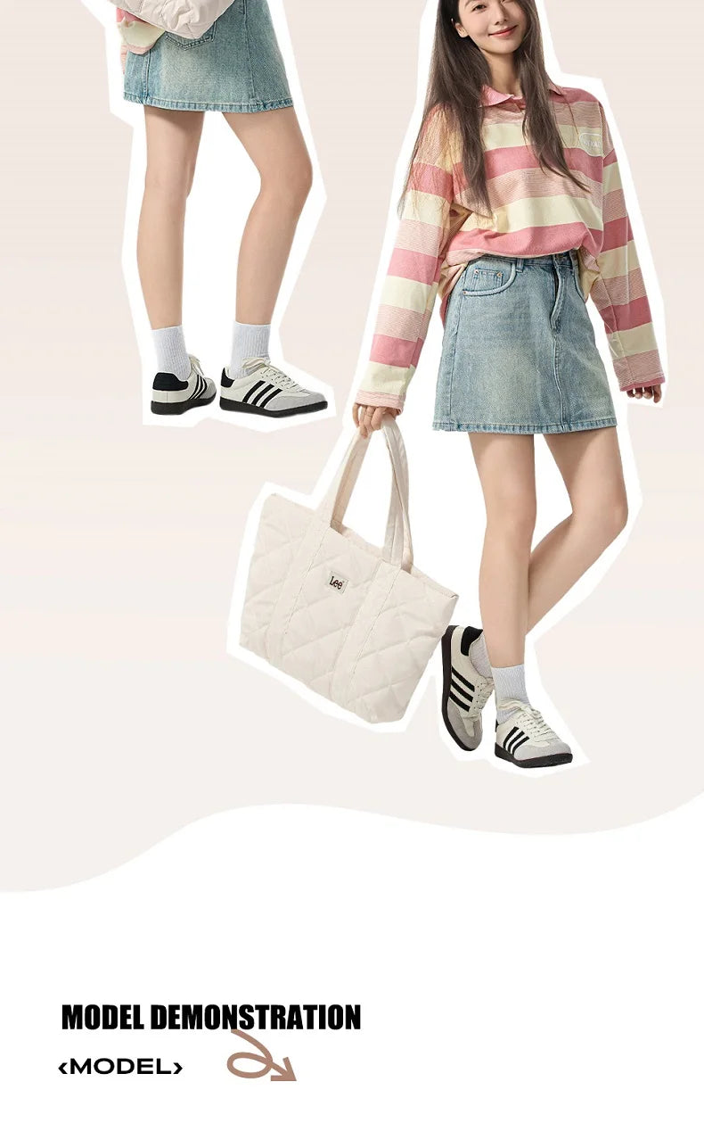 LEE Large Soft Puffer Bag Women Down-filled