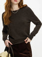 One-piece Knit Shirt Sweater For Women