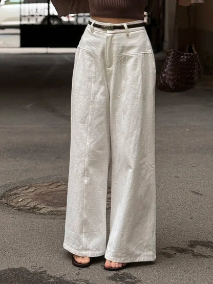 Women Wide Leg Formal Straight Leg Pants