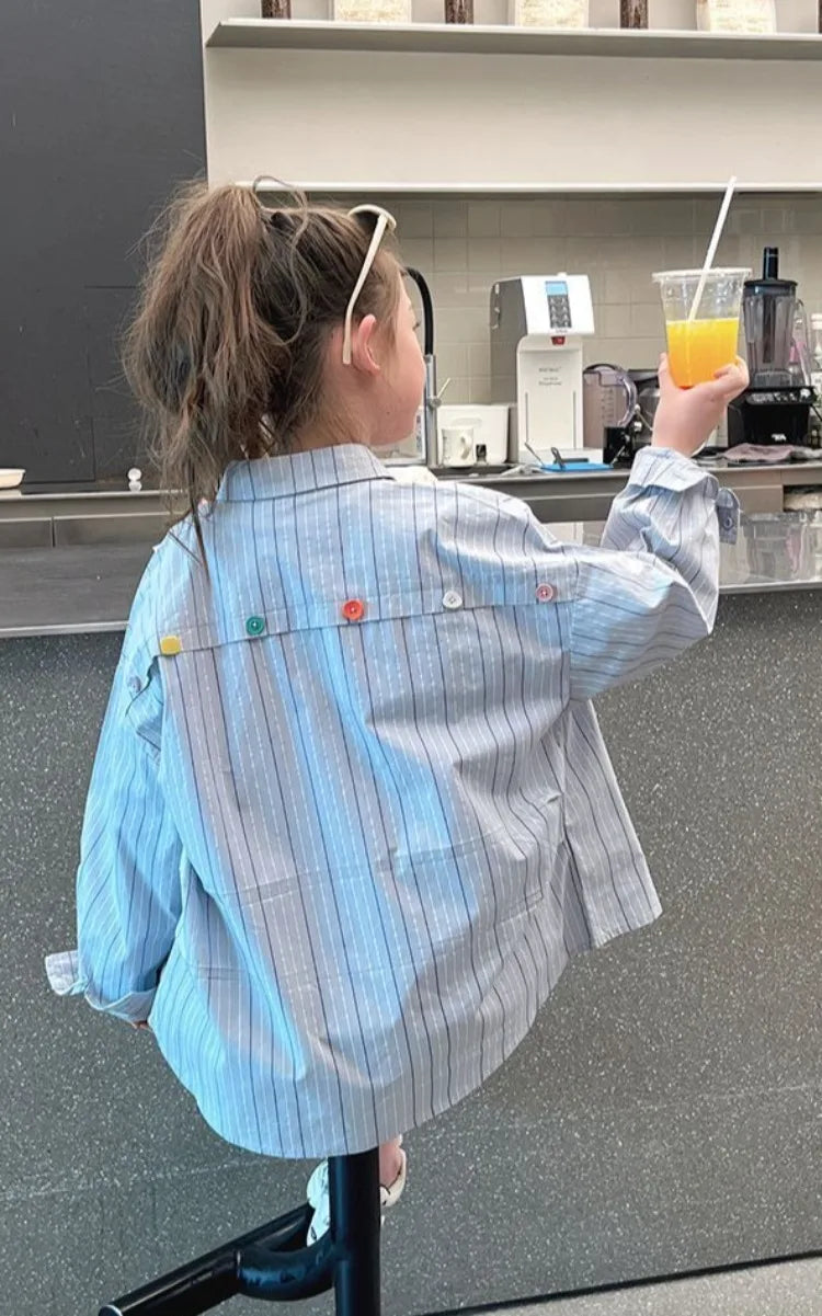 Stylish Lightweight Long Sleeve Tween Girls Shirt