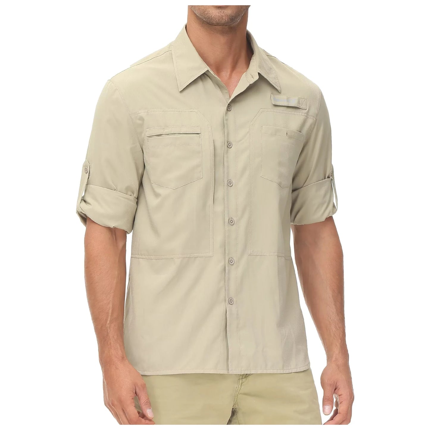 Men's UPF 50+ Casual Long Sleeve Fishing Shirts