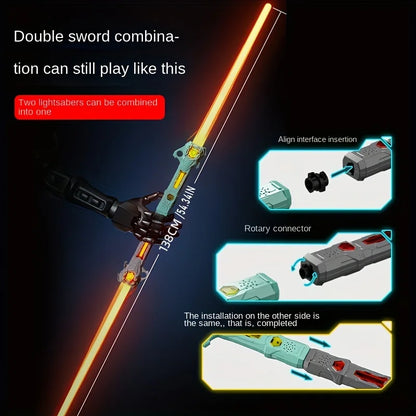 Lightsaber USB Rechargeable RGB Laser Sword
