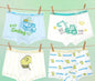 4PCS Boys Cute Mesh Breathable Comfort Underwear
