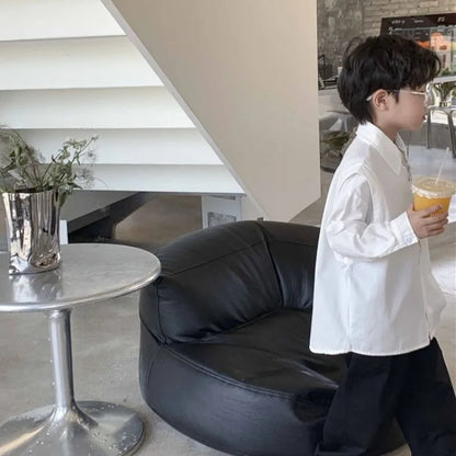 Boys Long Sleeved Stylish Casual Top Fashionable