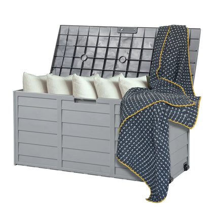 Outdoor Storage Box 75 Gallon with Wheels