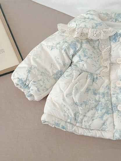 Infant Baby Girls Long Sleeve Cotton Jumpsuit