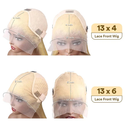 Blonde Body Wave Lace Front Wig Human Hair