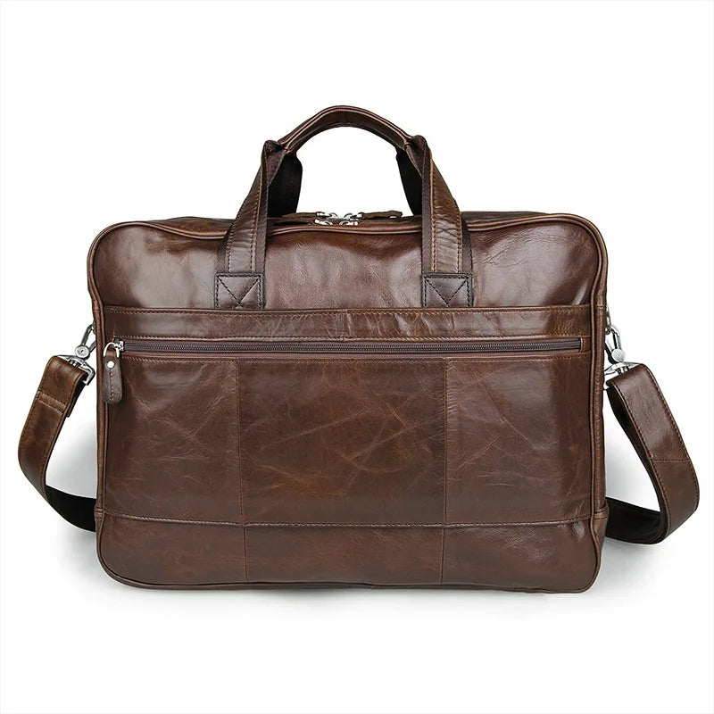 Genuine Leather Men Briefcase Business bag
