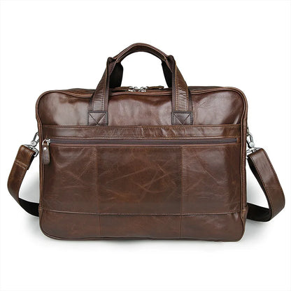 Genuine Leather Men Briefcase Business bag