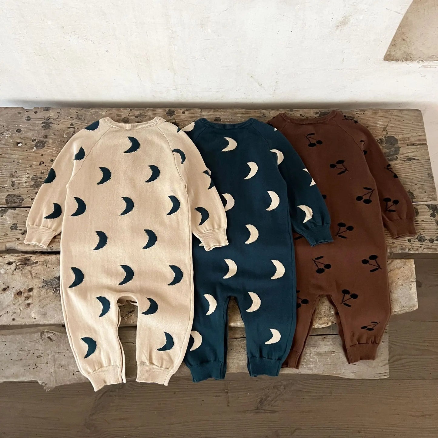 Boy/Girl Pure Cotton Cartoon Crawling Clothes