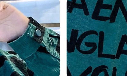 Boys Corduroy Long Sleeve Shirt Lightweight