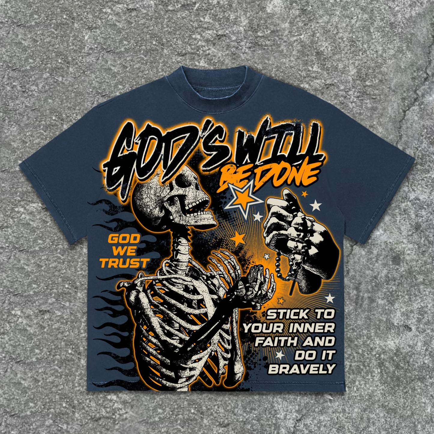 American Retro Mens/Womens God's Will T-shirt