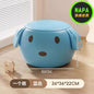 Puppy Stool Round Faux Leather Stool
