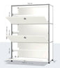Metal Storage Display Cabinet Living Room Furniture