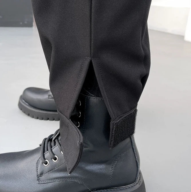 Solid Color Baggy Casual Harem Pants Men