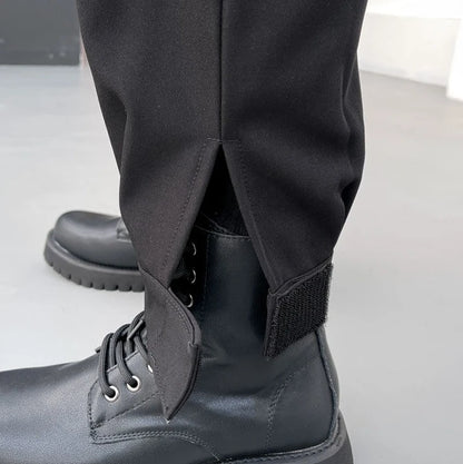 Solid Color Baggy Casual Harem Pants Men