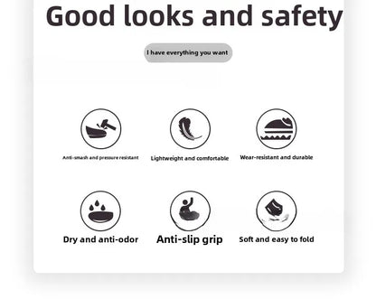 Labor Protection Shoes With Steel Toe Caps