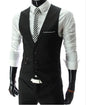 Mens Dress Vests Slim Fit Casual Formal