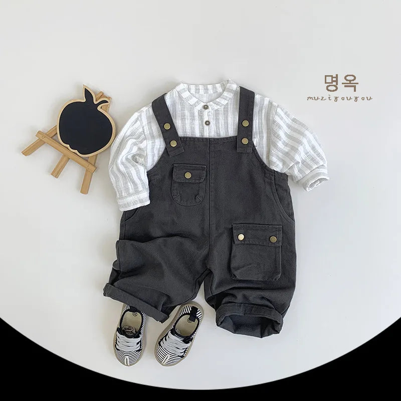 Boys/Girls Simple Vertical Shirt Casual