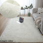 White Fluffy Modern Home Decor Rug Non-Slip