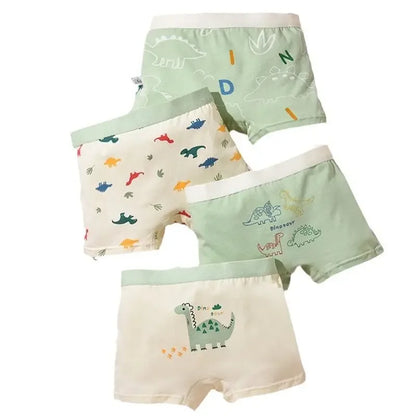 4PC Boys  Boxer Underwear  Cotton