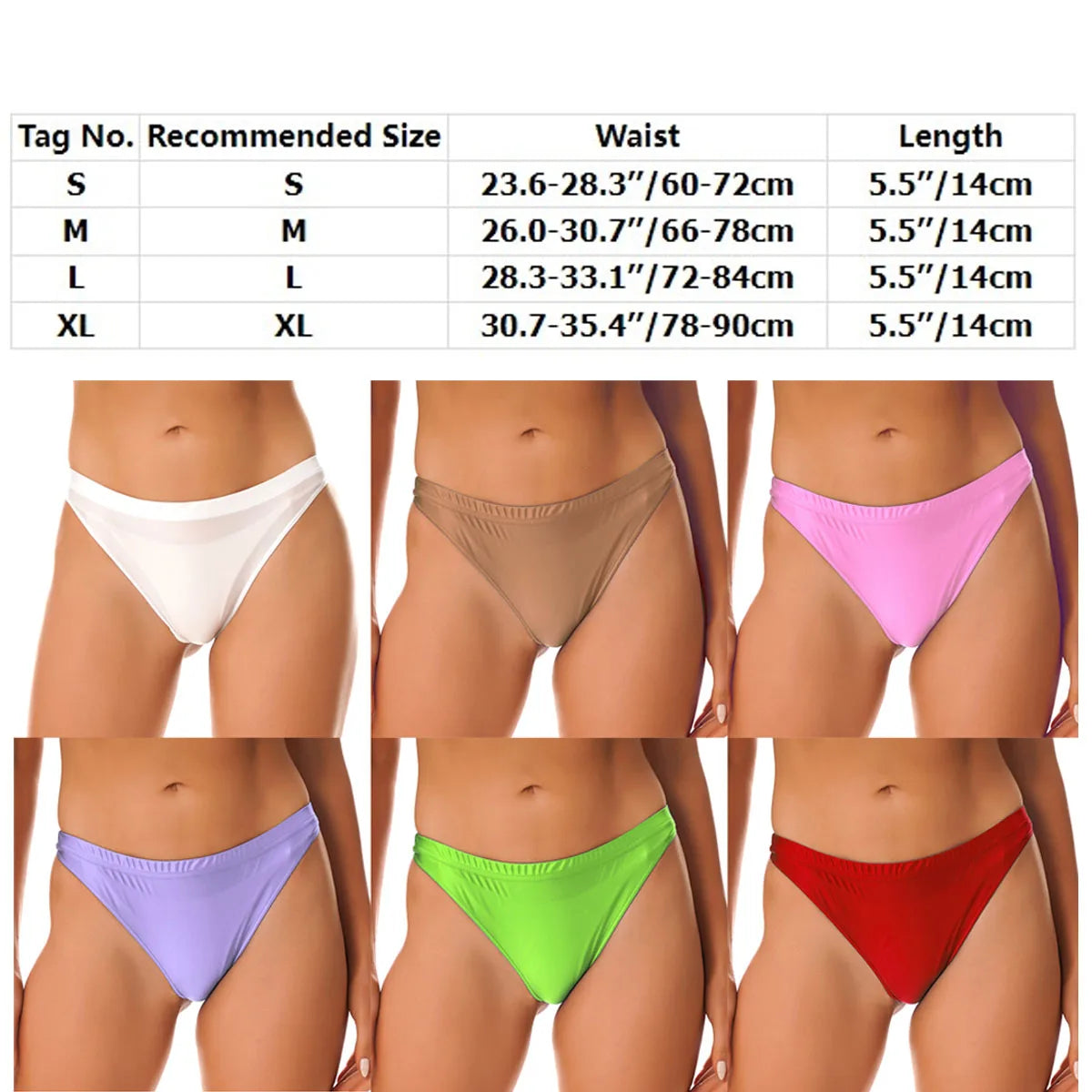 Glossy Womens Mid Waist Gym Fitness Yoga