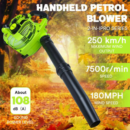 Handheld Leaf Blower, Gas Blower, Powerful Yard Cleaning