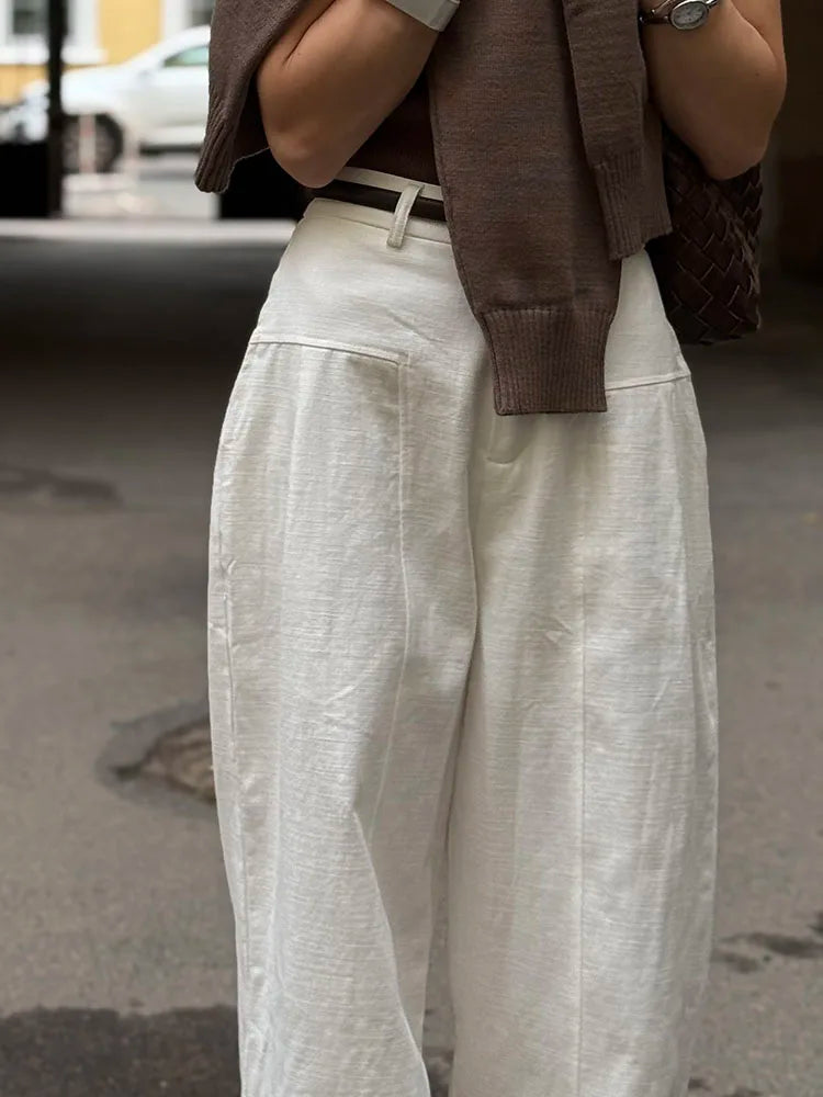 Women Wide Leg Formal Straight Leg Pants