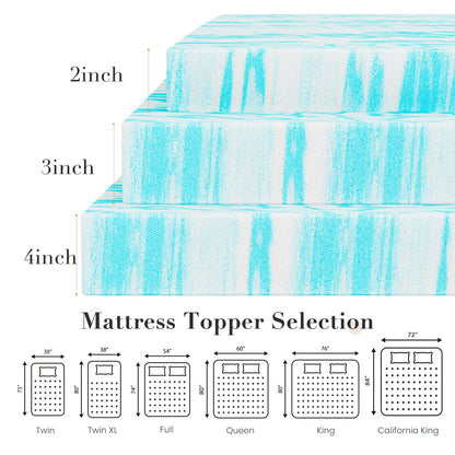 4 Inch Memory Foam Soft Bed Mattress Full Size