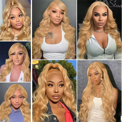 Honey Blonde Body Wave Lace Frontal Wig