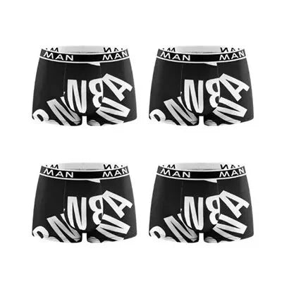 4Pcs Men Seamless Breathable Underwear Plus Size