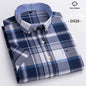 Plus Size Men Plaid Striped Formal Business